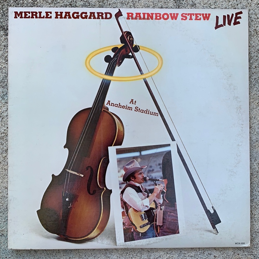 1981 Merle Haggard- Rainbow Stew Live Vinyl